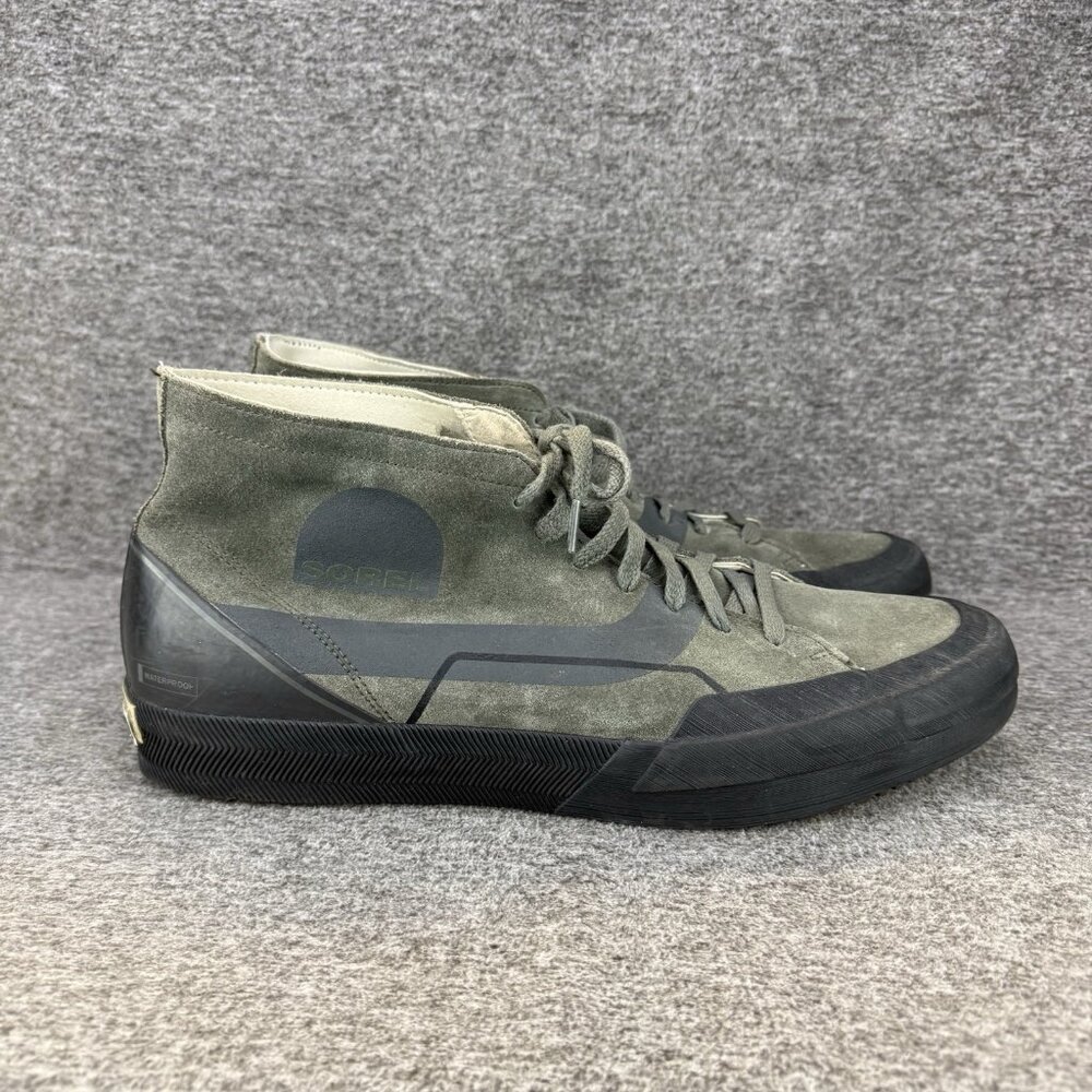 ✅Men’s 14 Sorel Grit Sneaker Chukka Alpine Tundra Sneaker Black Grey Waterproof - Picture 7 of 9